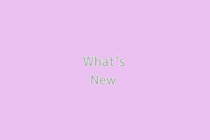 What's New（最新情報）